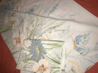 Vintage Floral Pastel Standard Pillowcases Flowers Linens Bedding 4