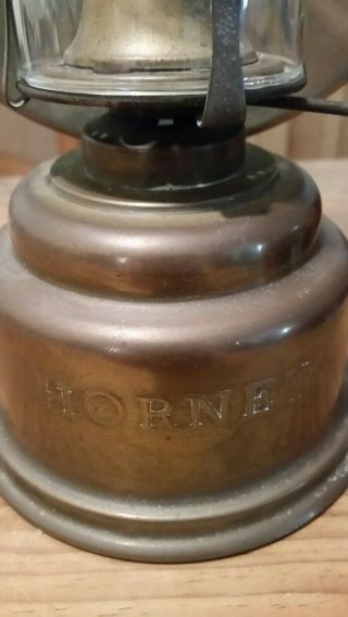 Antique Hornet Brass Reflector Oil Lamp England - Hand Held or Wall Mount Ready 2
