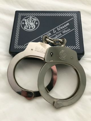 Vintage Smith And Wesson Handcuffs - Model 91 Polished