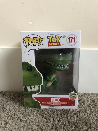 Funko Pop Disney Pixar Toy Story Rex 20th Anniversary 171