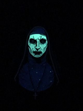Pixel Elixir Valak Glow In The Dark Winter Version Horror Enamel Pin The Nun 5