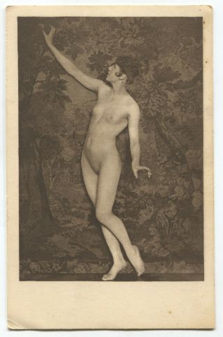 Vintage Old Art Deco Nude Woman Postcard By Schieberth Edition: Kilophot Wien