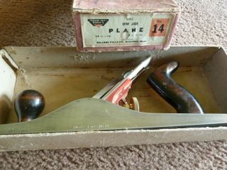 Millers Falls 14 " Vintage Hand Plane With Box