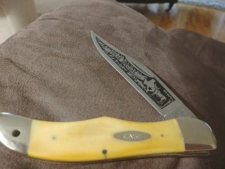 Case Xx 4165 Ssp Single Blade Folding Knife Texas Special Numbered 1124