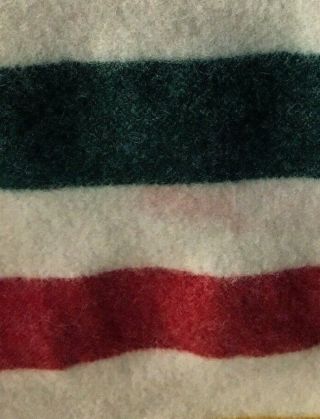 Woolrich Hudson Bay Striped Wool Blanket Made In USA 66 x 84 4