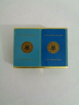 Welcome Aboard Air Force One Playing Cards Decks Box US Presidential Seal 3