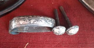 Imperial Russian Caucasian Sword Shashka Dagger Hilt And Scabbards Parts.