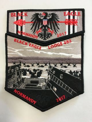 Oa Black Eagle Lodge 482 Normandy Set / Transatlantic Council