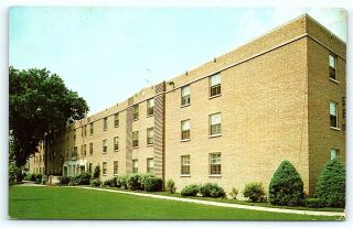 Postcard Mi Berrien Springs Lamson Hall Andrews University E03
