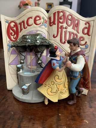 Jim Shore Disney Snow White “wishing On A Dream” Book Figurine
