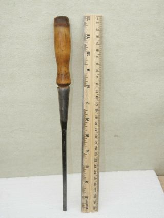 Old Wood Carving Tools Vintage Ohio Tool Co 1/4 " Mortising Socket Chisel