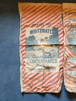 Vintage feed sacks,  Hubbard ' s Sunshine Concentrate 2