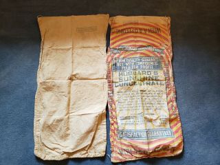 Vintage feed sacks,  Hubbard ' s Sunshine Concentrate 4