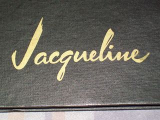 Rare Book.  Jacqueline Autographed By Ron Galella.  Wife Of President John Kennedy