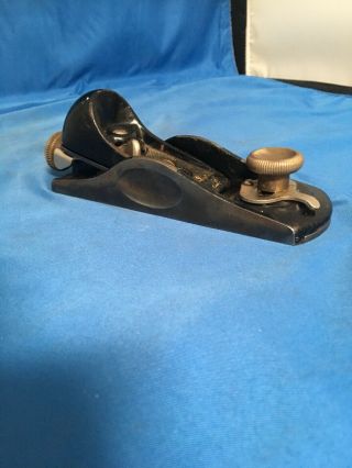 Vintage Stanley (no.  G12 - 060) Low Angle Block Plane W/ Hock Cutter