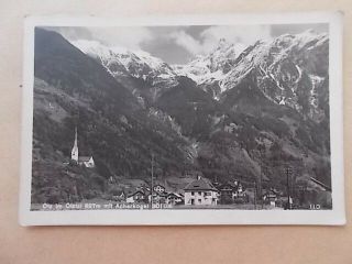 Vintage Postcard - Hotel Mohren - Hans Haid - Oetz - Austria