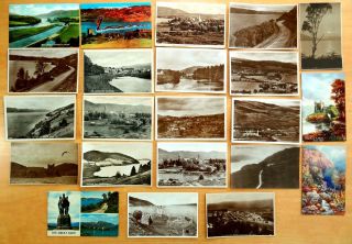 22 Vintage Postcards Fort Augustus Loch Ness Scottish Highlands Scotland Monster