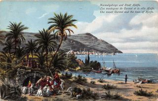 Mount Carmel Town Of Haifa Israel 1913 Postcard