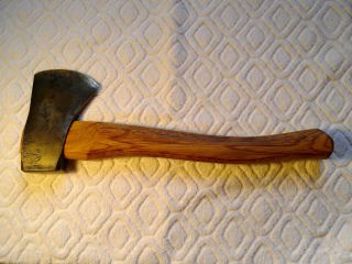 Vintage Plumb Boy Scout Axe Hatchet with Leather Sheath 3