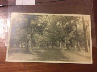 Postcard Real Photo Rppc Vermilion Ohio 1921 Linwood Park