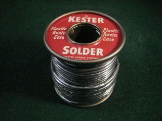 Vintage Kester Plastic Rosin Core Solder with directions 4