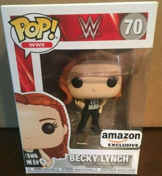 Funko Pop Wwe Becky Lynch The Man Amazon Exclusive Raw Womens Champion 70