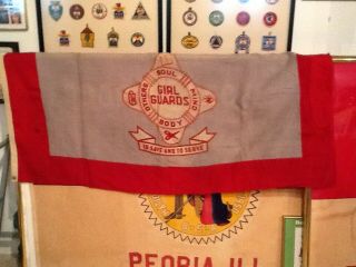 Girl Guards " 3x5 Flag " - Salvation Army - C.  F.  Scout Gsa A130/6 - 18