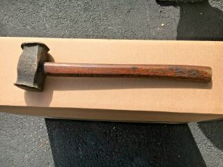 Antique/vintage Solid Copper Woodworkers N Motor Tool Hammer/mallet.  15 " L