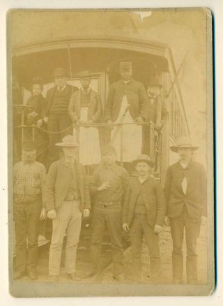 1890 Occupational Railroad Employee S Train Car Black African American Worker S
