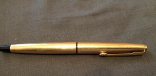 Very Rare Vintage Parker Ink Pen 1/10 12k Gold Filled Made In Usa