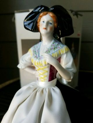 Madame Depont Goebel Germany Tea Cozy Pincushion Porcelain Half Doll 1 4