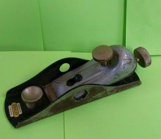 Vintage Stanley 118 Low Angle Block Plane,  Made In U.  S.  A.  With Label