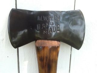 Vintage Embossed M.  W.  H.  Co.  Hand Made Axe