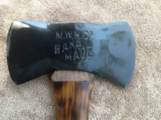 Vintage Embossed M.  W.  H.  CO.  HAND MADE Axe 3
