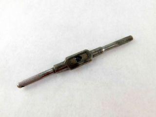 Vintage Gtd Greenfield Tool 00 Adjustable Tap Handle Wrench 1/16 " - 1/4 " Cap