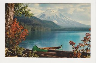1965 Postmark Mount St Helens Wa Postcard Ad For Moore Motor Co Los Gatos Ca
