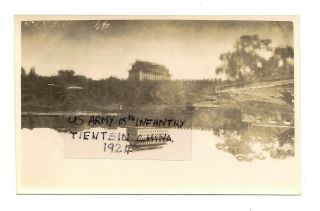 Photograph Us Army 15th Infantry Building On Great Wall Peking Beijing China