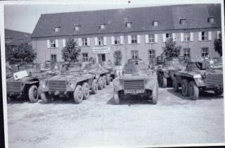 A Group Of M.  P.  Cars In Germany Snapshot 1946