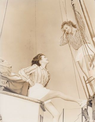 Vintage Press Photograph Susan Hayward & Martha O " Driscoll