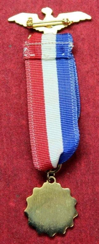 DAR Daughters of the American Revolution Americanism Medal Ribbon & Pin 5