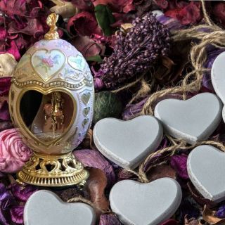 Franklin House Of Fabergé Musical Carousel Egg “sweetheart”