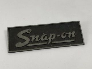 Vintage Snap On Toolbox Emblem