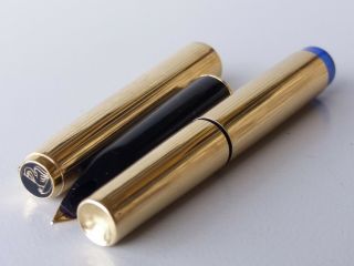 Pelikan 60 Rolled Gold Fountain Pen 18ct Broken