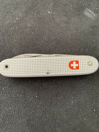 Vintage Victorinox 89 Soldiers Swiss Army Knife Alox Ribbed Made In Switzerland