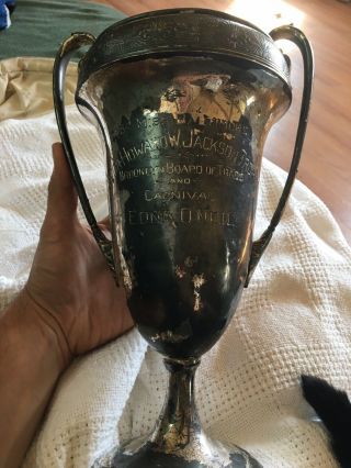 Antique 1934 Mayor Howard W Jackson Trophy Miss Baltimore Maryland Edna O’neil