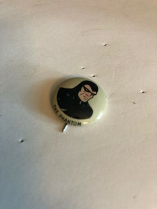 Vintage 1946 Kelloggs Pep Pins Pinback Buttons " The Phantom "