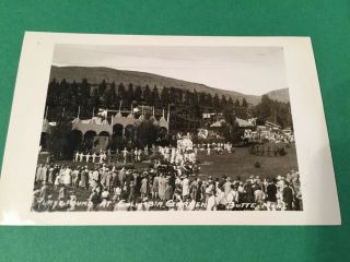 Rppc Playground Columbia Garden Butte Montana Mt Postcard Id 1906