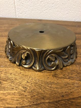 Antique Cast Iron Lamp Base For Projects