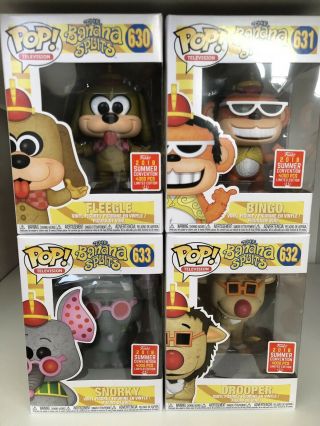 Funko Pop Banana Splits 4 Pack - Sdcc Shared Exclusive In Hand