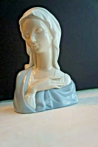Lladro Madonna Head 4649 Holy Mother Virgin Mary Bust Retired